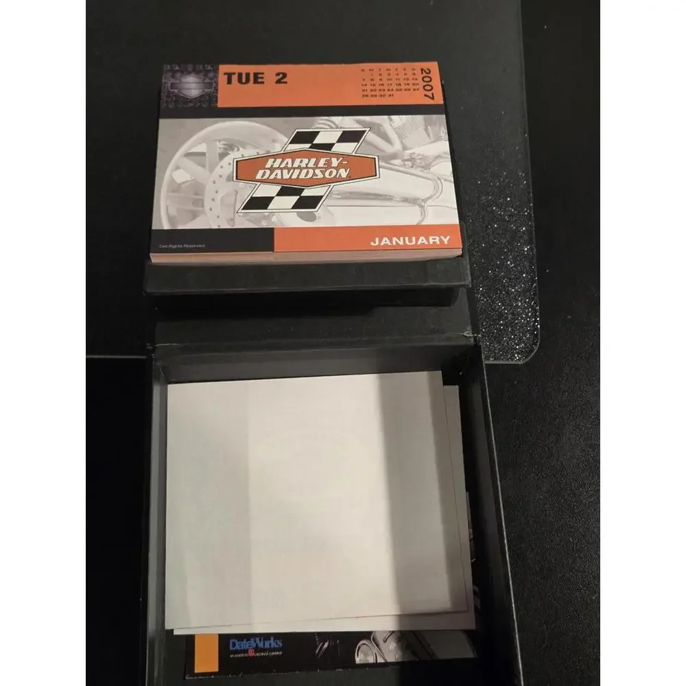 Harley-Davidson 2007 Day-at-a-Time Desk Calendar | DateWorks - Motorcycle Images